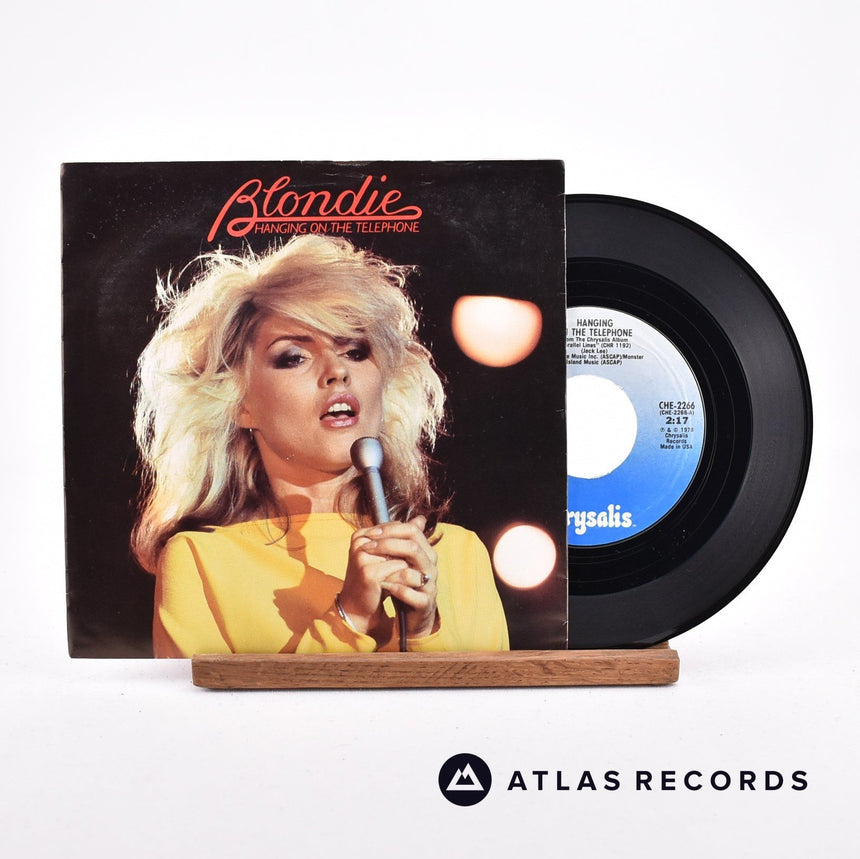 Blondie Hanging On The Telephone 7" Vinyl Record - Front Cover & Record