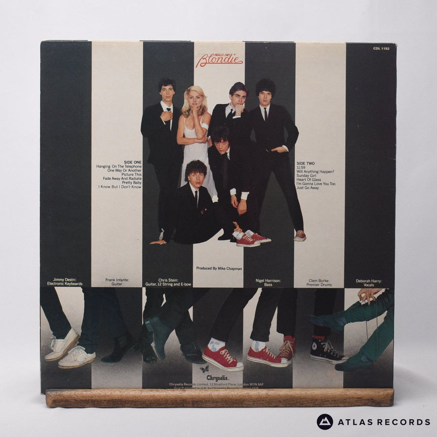 Blondie - Parallel Lines - LP Vinyl Record - EX/VG+