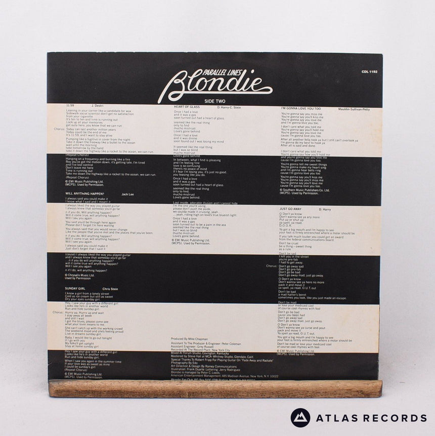 Blondie - Parallel Lines - LP Vinyl Record - EX/EX