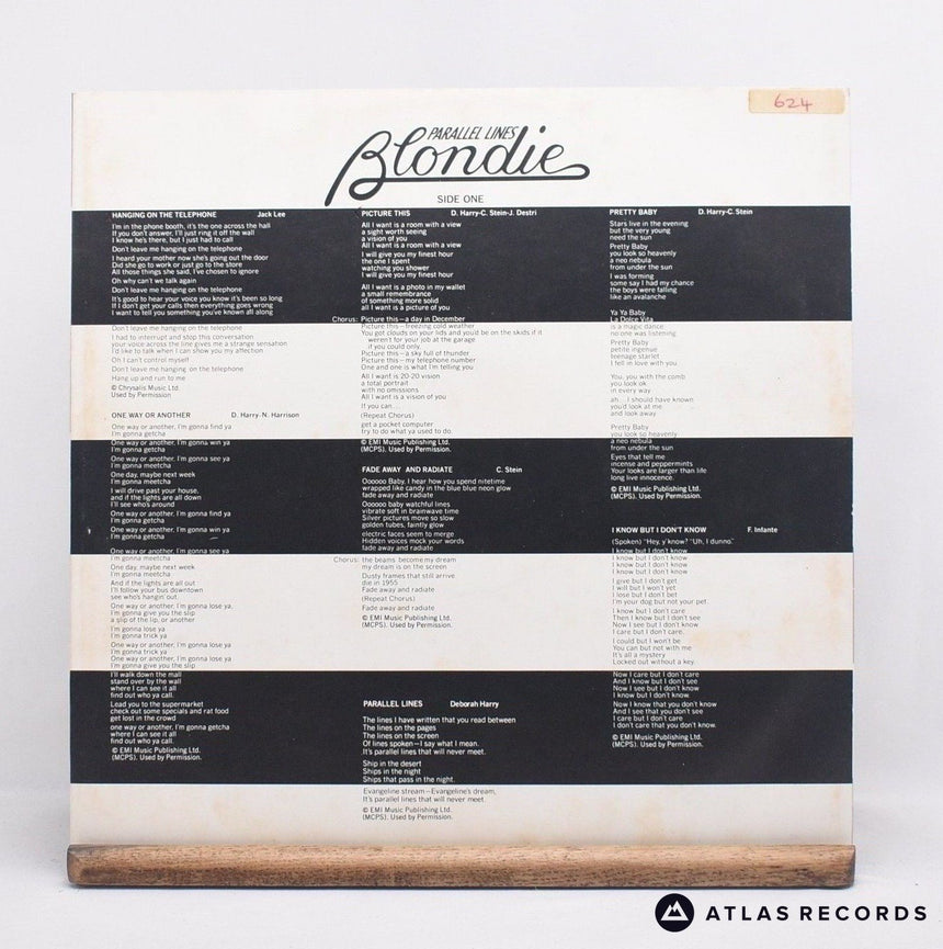 Blondie - Parallel Lines - LP Vinyl Record - VG+/EX