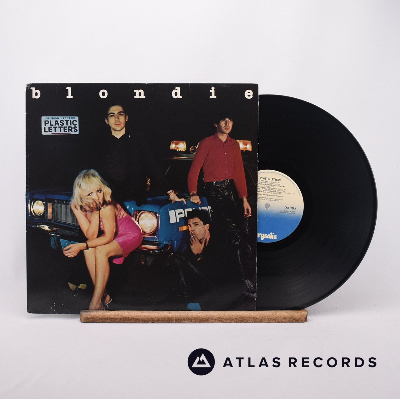 Blondie Plastic Letters LP Vinyl Record - Front Cover & Record