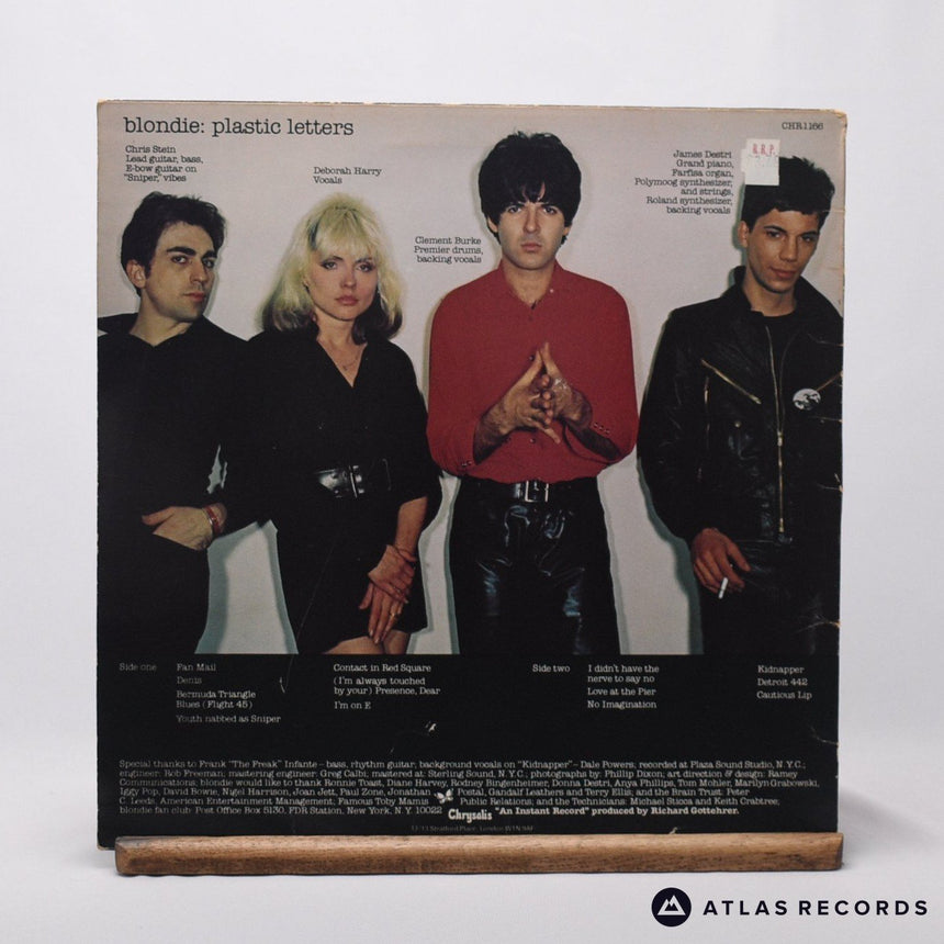 Blondie - Plastic Letters - LP Vinyl Record - VG+/VG+