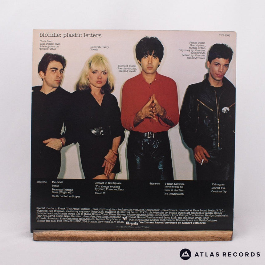 Blondie - Plastic Letters - Porky First Uk Press LP Vinyl Record - EX/EX