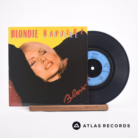 Blondie Rapture 7" Vinyl Record - Front Cover & Record