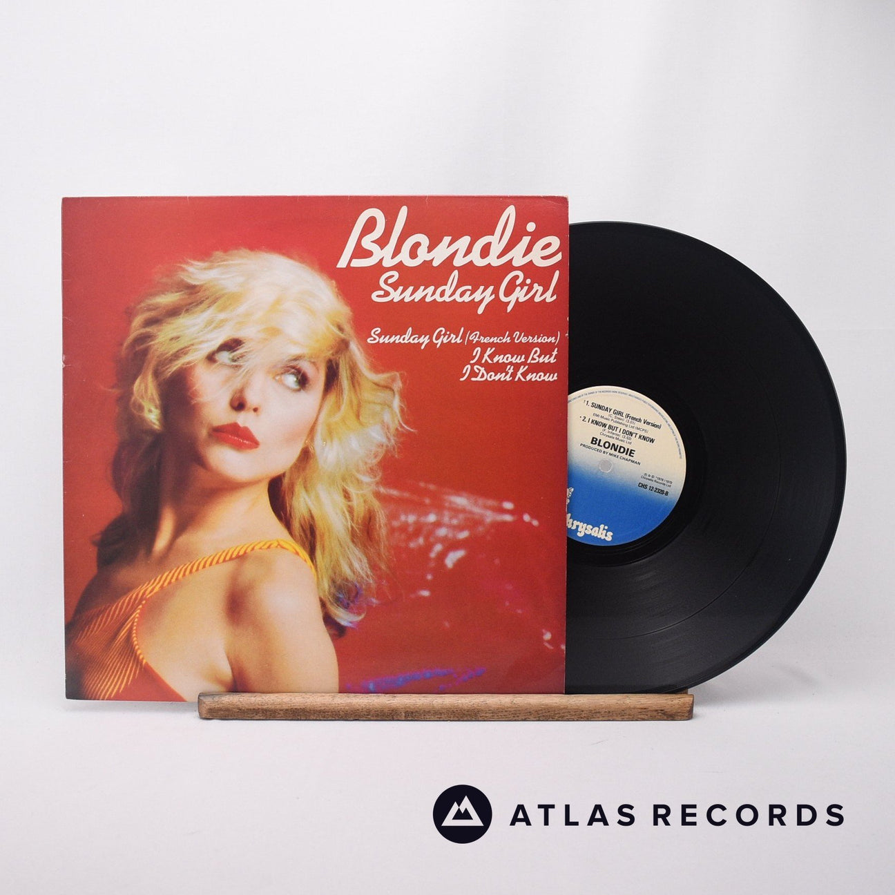 Blondie Sunday Girl 12" Vinyl Record - Front Cover & Record