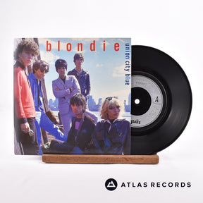 Blondie Union City Blue 7" Vinyl Record - Front Cover & Record