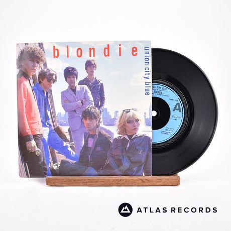 Blondie Union City Blue 7&quot; Vinyl Record - Front Cover &amp; Record