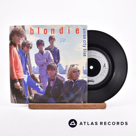 Blondie Union City Blue 7" Vinyl Record - Front Cover & Record
