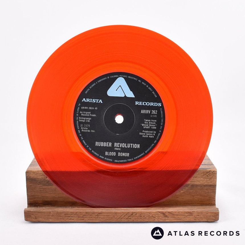 Blood Donor - Rubber Revolution - Red 7" Vinyl Record - VG+