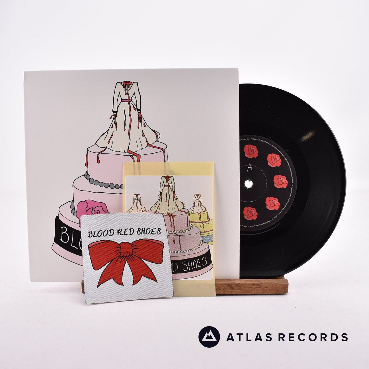 Blood Red Shoes I Wish I Was Someone Better 7" Vinyl Record - Front Cover & Record