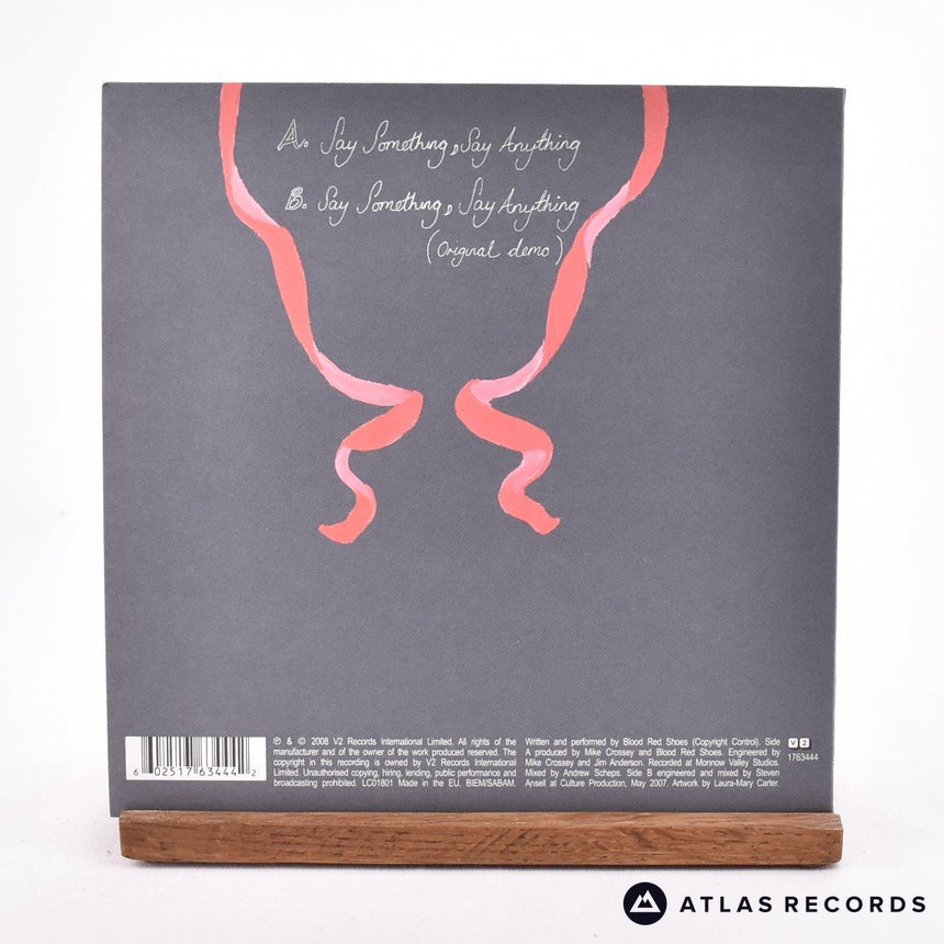 Blood Red Shoes - Say Something, Say Anything - 7" Vinyl Record - NM/EX
