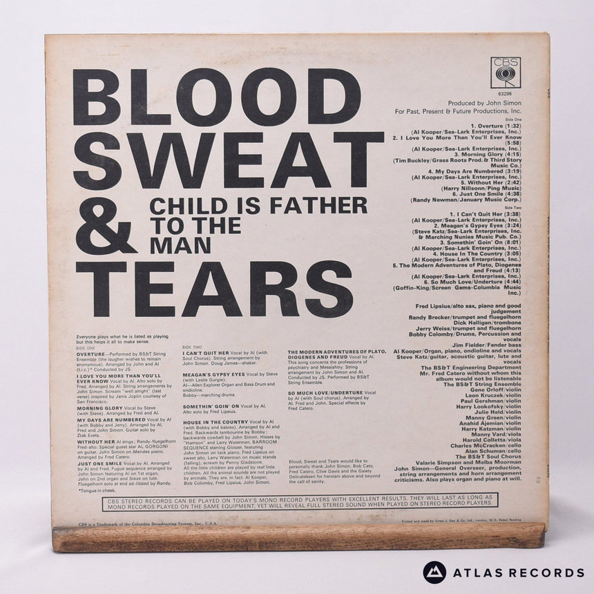 Blood, Sweat And Tears - Child Is Father To The Man - LP Vinyl Record - VG+/VG+