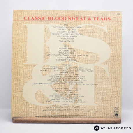 Blood, Sweat And Tears - Classic B, S & T - LP Vinyl Record - VG+/VG+