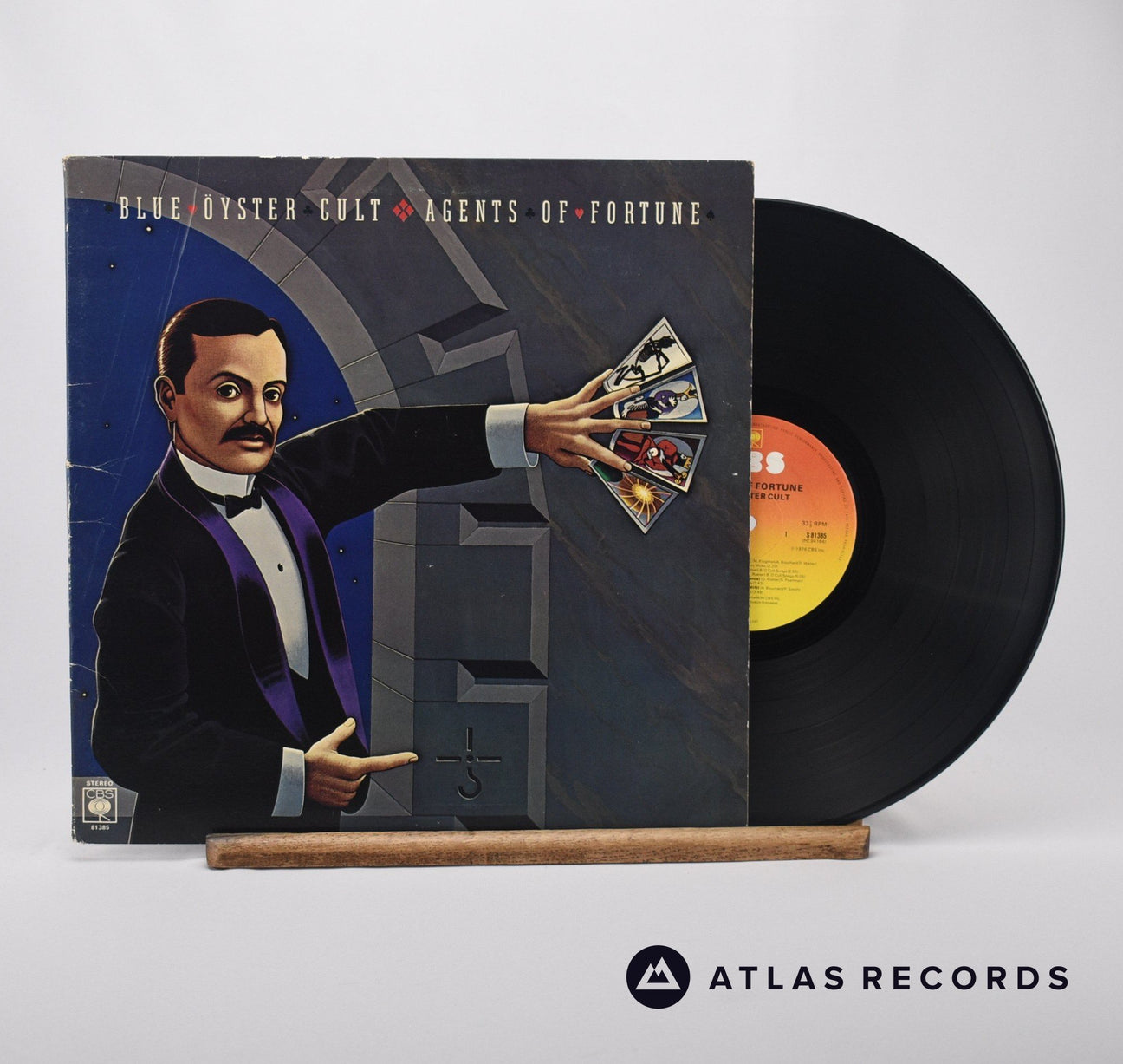 Blue Öyster Cult Agents Of Fortune LP Vinyl Record - Front Cover & Record