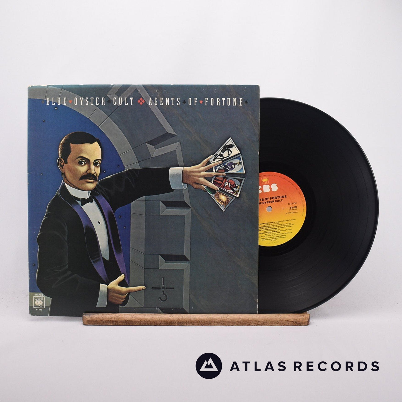 Blue Öyster Cult Agents Of Fortune LP Vinyl Record - Front Cover & Record