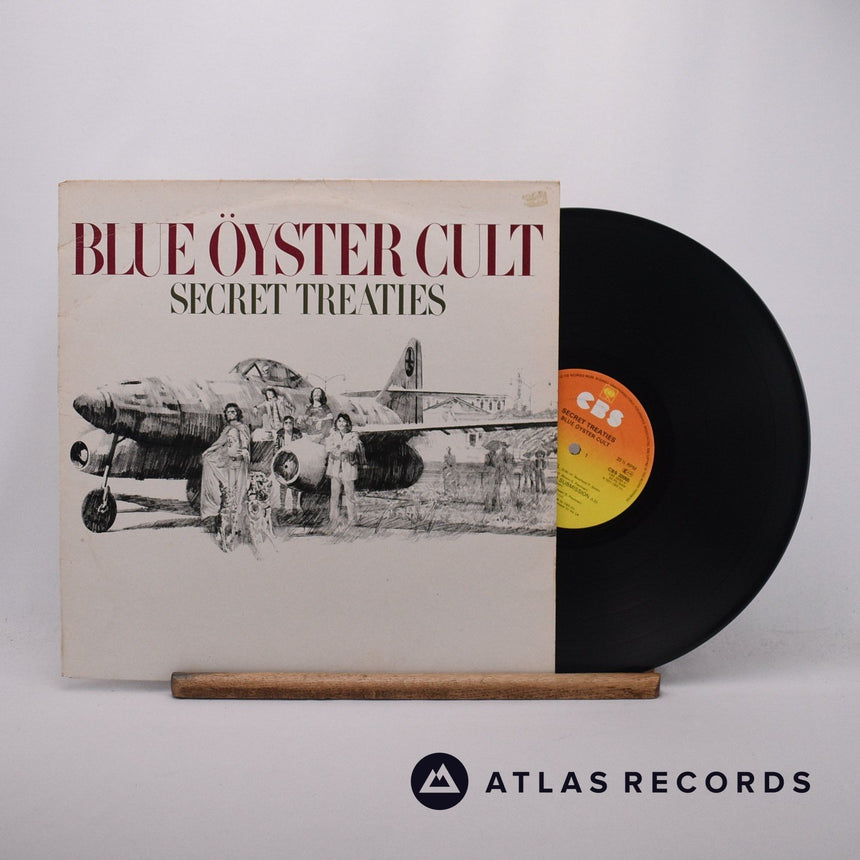 Blue Öyster Cult Secret Treaties LP Vinyl Record - Front Cover & Record
