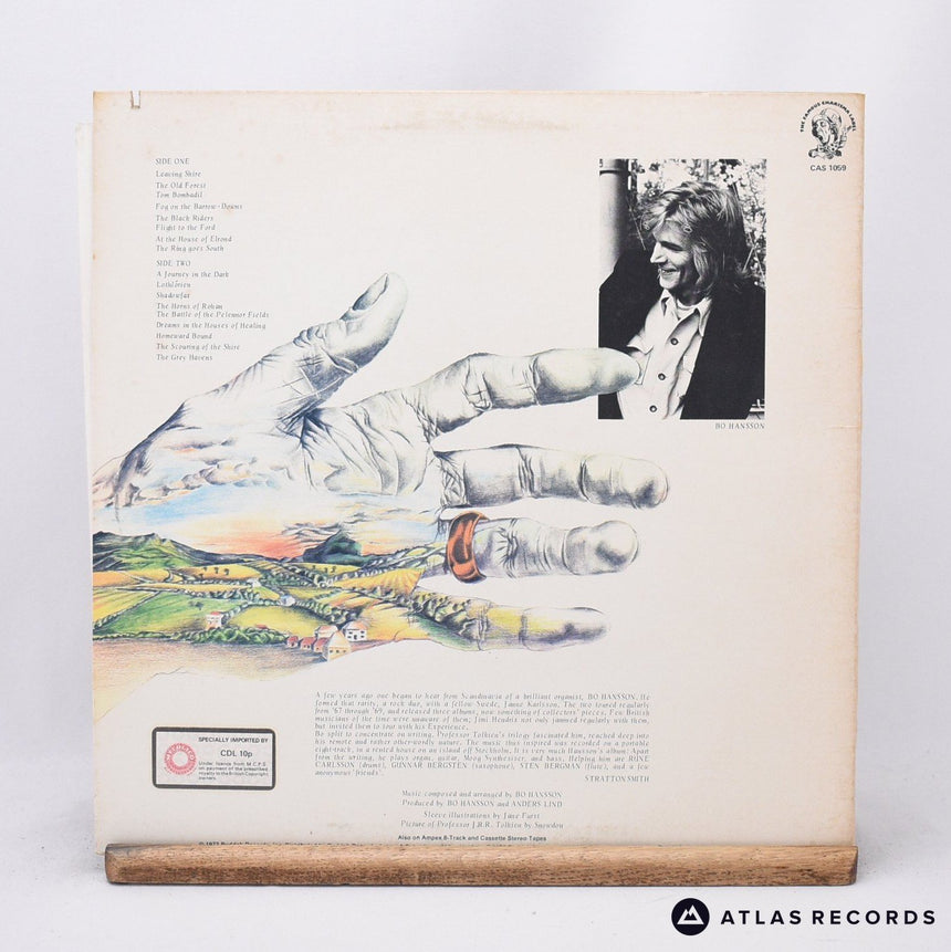 Bo Hansson - Music Inspired By Lord Of The Rings - LP Vinyl Record - VG+/VG+