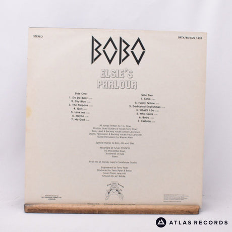 BoBo - Elsie's Parlour - Limited Edition LP Vinyl Record - VG+/EX