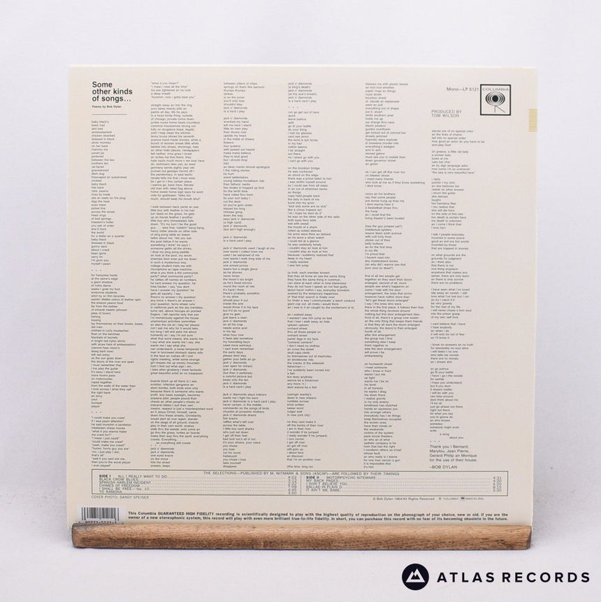 Bob Dylan - Another Side Of Bob Dylan - 180G Reissue LP Vinyl Record - EX/NM