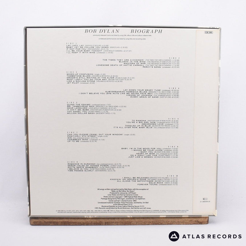 Bob Dylan - Biograph - Two Booklets 5 x LP Vinyl Record - EX/NM