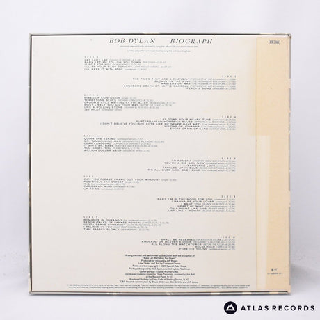 Bob Dylan - Biograph - Booklet Insert 5 x LP Vinyl Record - EX/EX