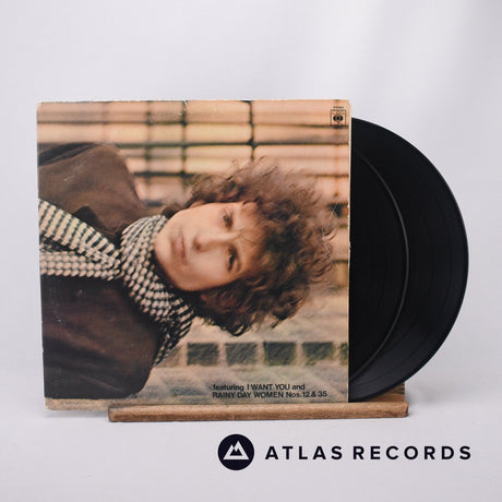Bob Dylan Blonde On Blonde 2 x LP Vinyl Record - Front Cover & Record