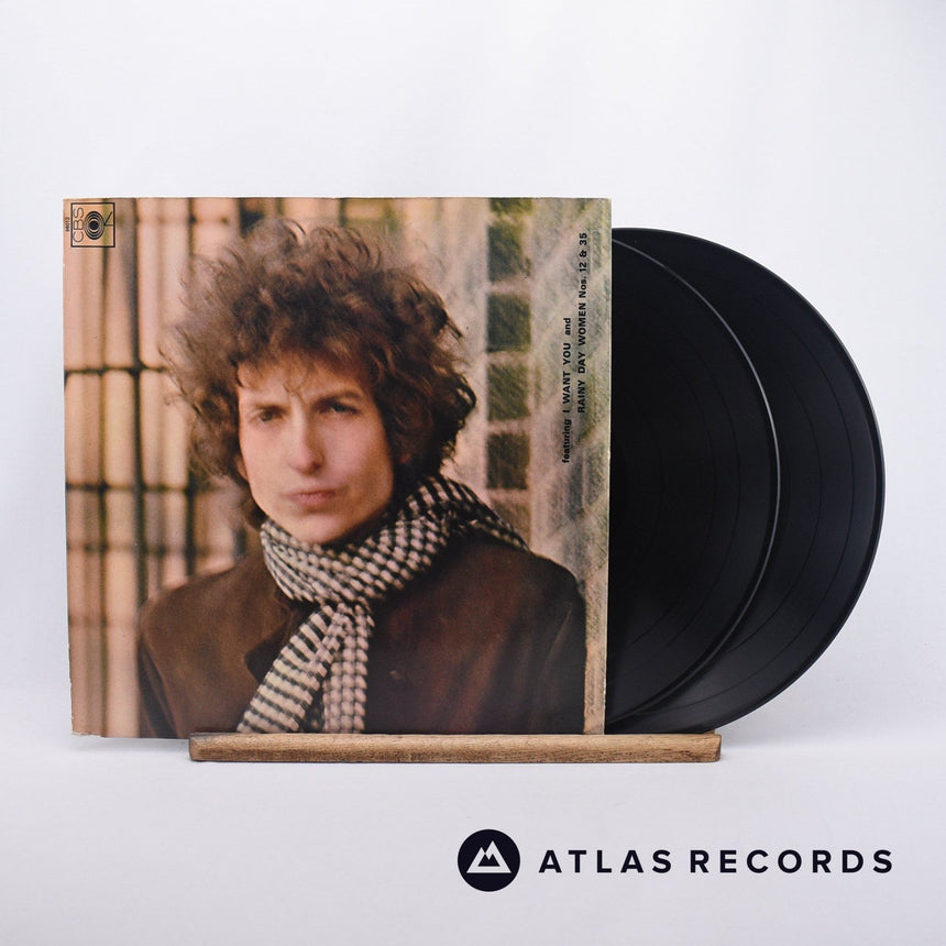 Bob Dylan Blonde On Blonde 2 x LP Vinyl Record - Front Cover & Record