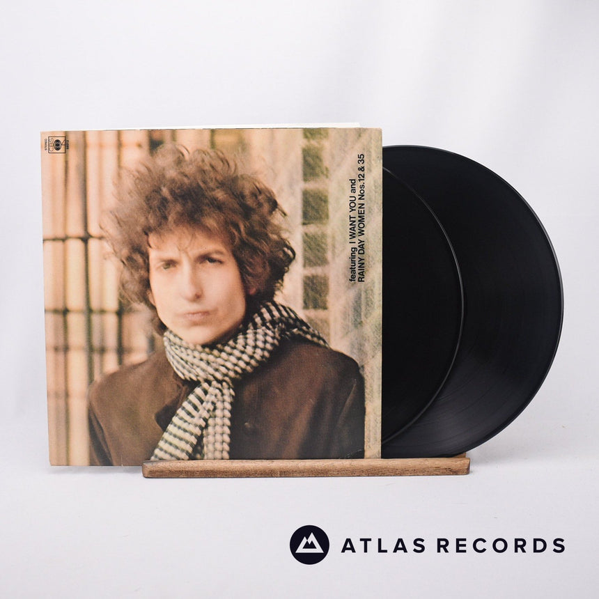 Bob Dylan Blonde On Blonde 2 x LP Vinyl Record - Front Cover & Record