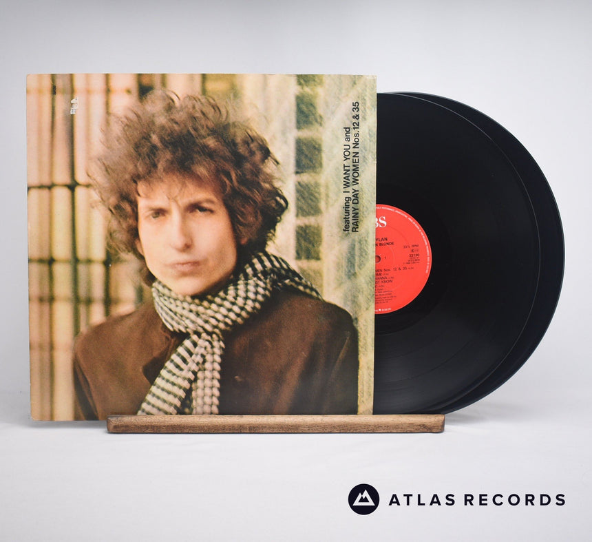 Bob Dylan Blonde On Blonde Double LP Vinyl Record - Front Cover & Record