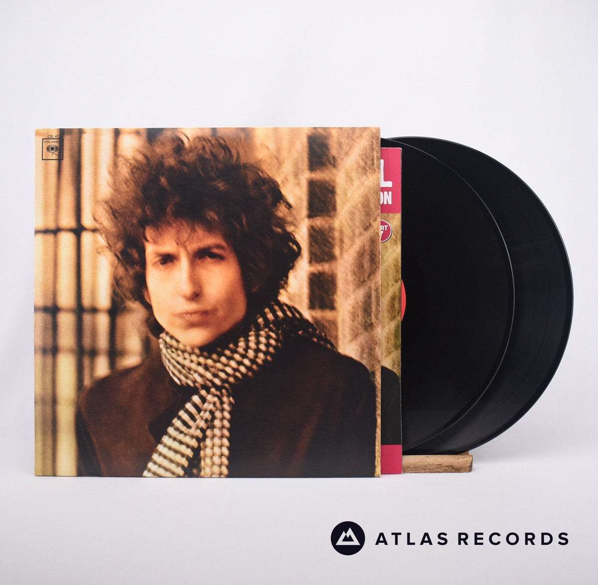 Bob Dylan Blonde On Blonde 2 x LP Vinyl Record - Front Cover & Record
