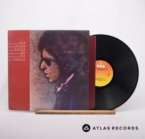Bob Dylan Blood On The Tracks LP Vinyl Record - Front Cover & Record