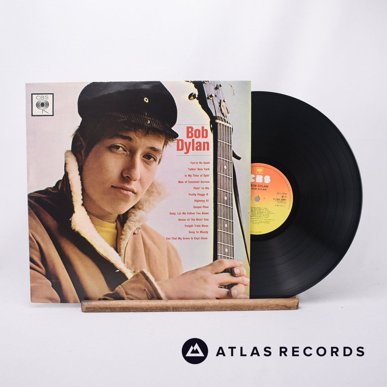 Bob Dylan Bob Dylan LP Vinyl Record - Front Cover & Record