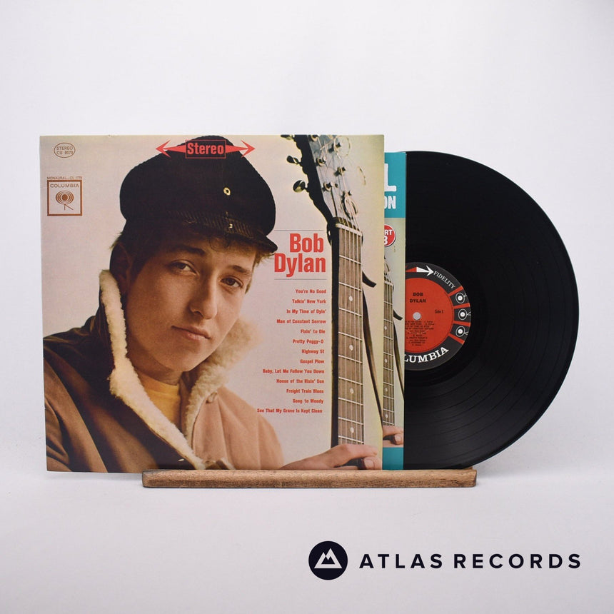 Bob Dylan Bob Dylan LP Vinyl Record - Front Cover & Record