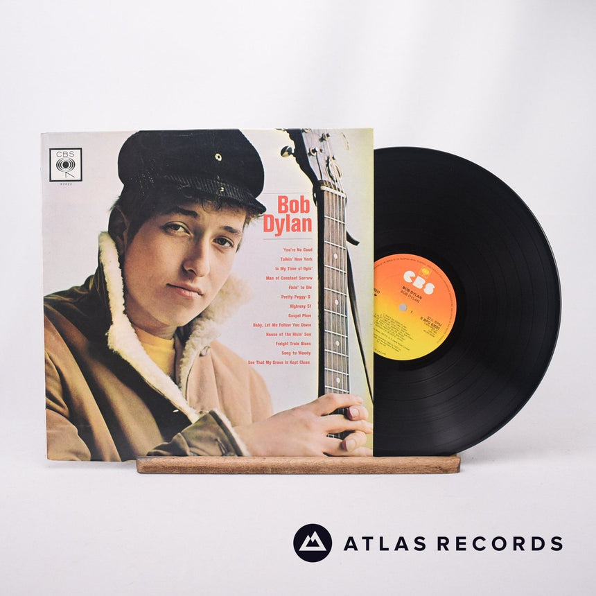 Bob Dylan Bob Dylan LP Vinyl Record - Front Cover & Record