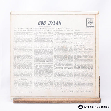 Bob Dylan - Bob Dylan - Reissue Mono 3A-1 B4 LP Vinyl Record - VG+/VG+