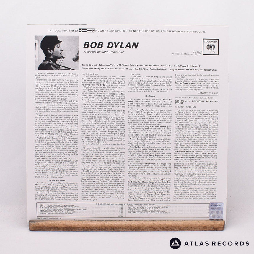 Bob Dylan - Bob Dylan - 180G Booklet Mpo Mono Reissue LP Vinyl Record - NM/NM
