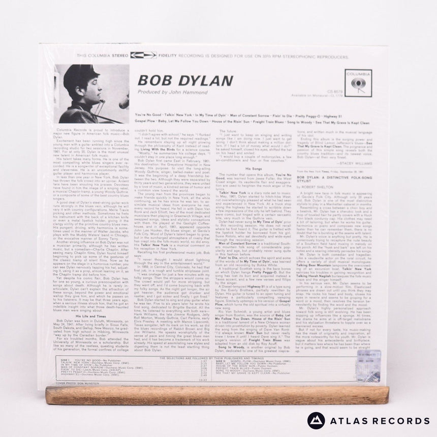 Bob Dylan - Bob Dylan - 180G Mpo Mono Reissue Booklet LP Vinyl Record - EX/NM