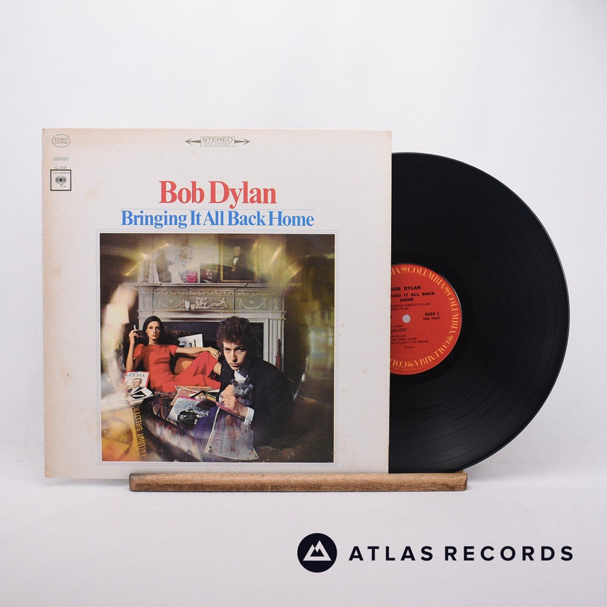 Bob Dylan Bringing It All Back Home LP Vinyl Record - Front Cover & Record