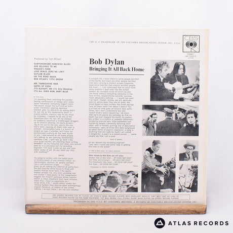 Bob Dylan - Bringing It All Back Home - LP Vinyl Record - EX/EX