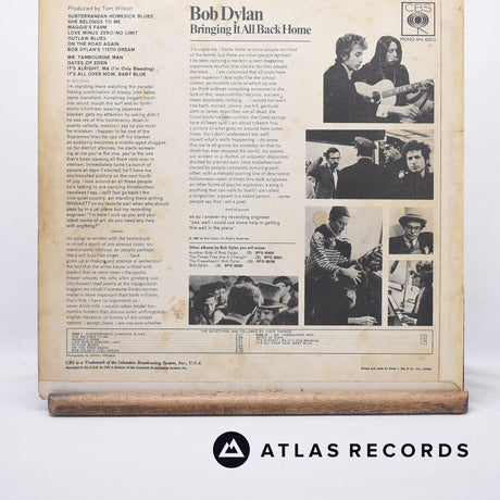 Bob Dylan - Bringing It All Back Home - Mono 1A-1 1B-1 LP Vinyl Record - VG/VG+