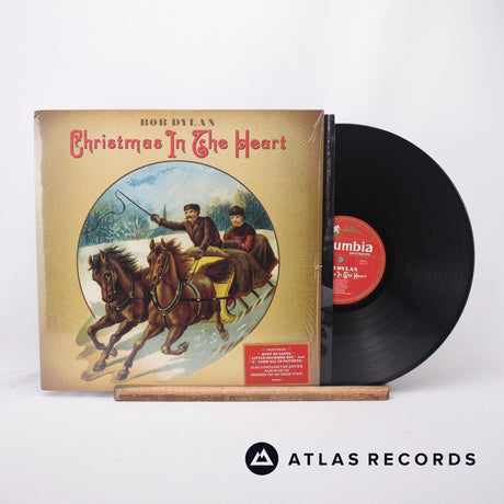 Bob Dylan Christmas In The Heart LP Vinyl Record - Front Cover & Record