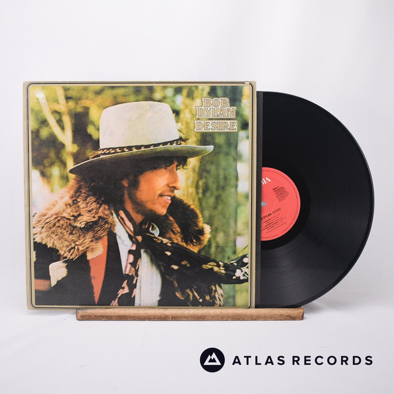 Bob Dylan Desire LP Vinyl Record - Front Cover & Record