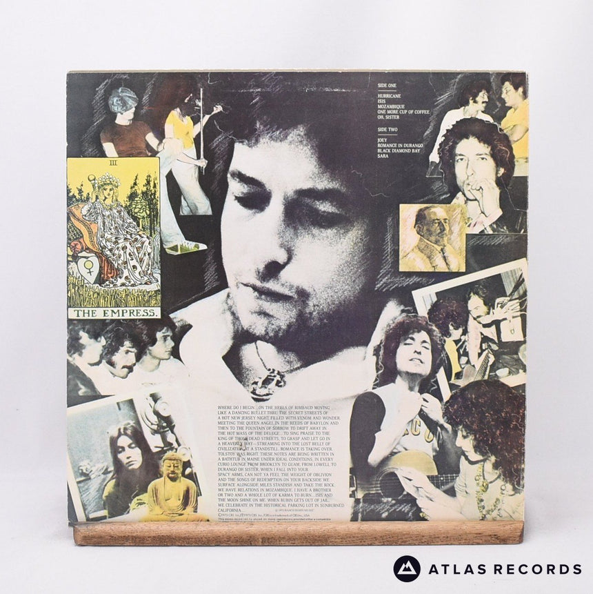 Bob Dylan - Desire - A1 B1 LP Vinyl Record - EX/VG+