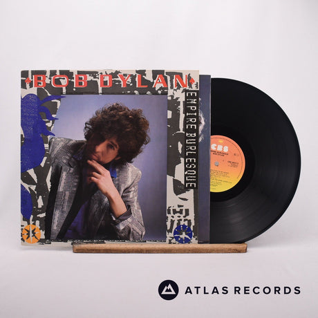 Bob Dylan Empire Burlesque LP Vinyl Record - Front Cover & Record