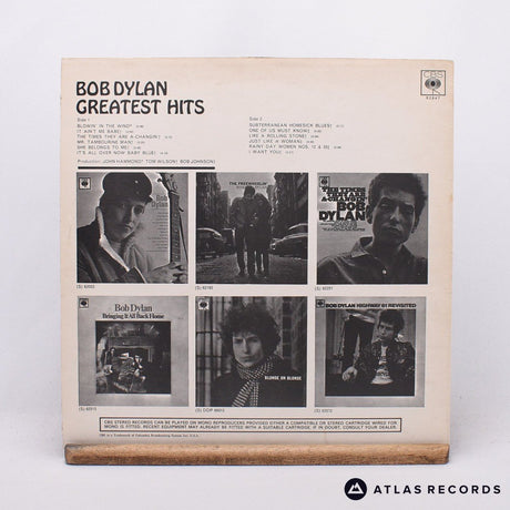 Bob Dylan - Greatest Hits - Reissue LP Vinyl Record - VG+/EX