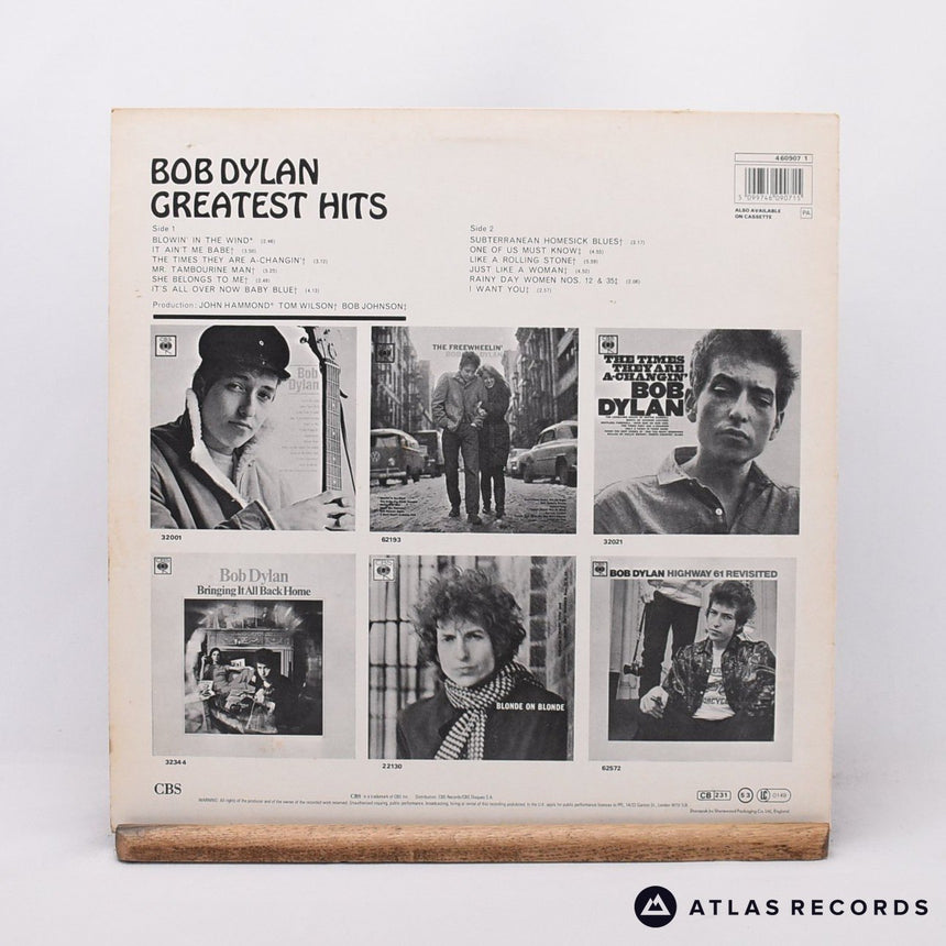 Bob Dylan - Greatest Hits - Reissue LP Vinyl Record - VG+/EX