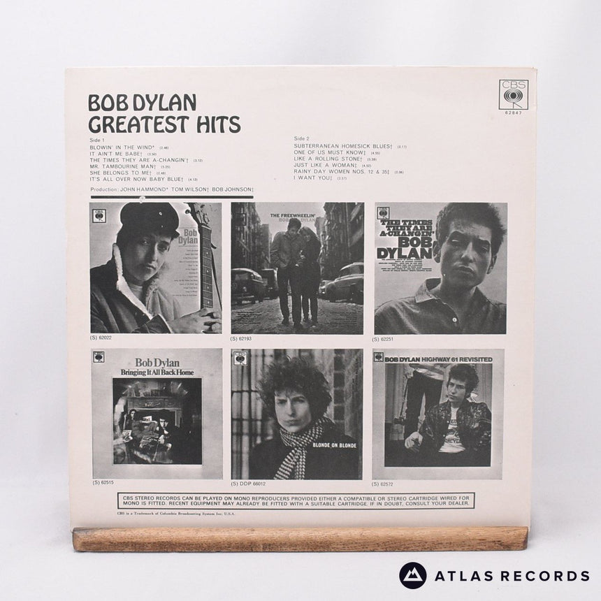 Bob Dylan - Greatest Hits - Reissue LP Vinyl Record - EX/EX