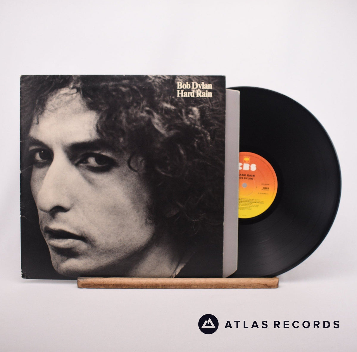 Bob Dylan Hard Rain LP Vinyl Record - Front Cover & Record