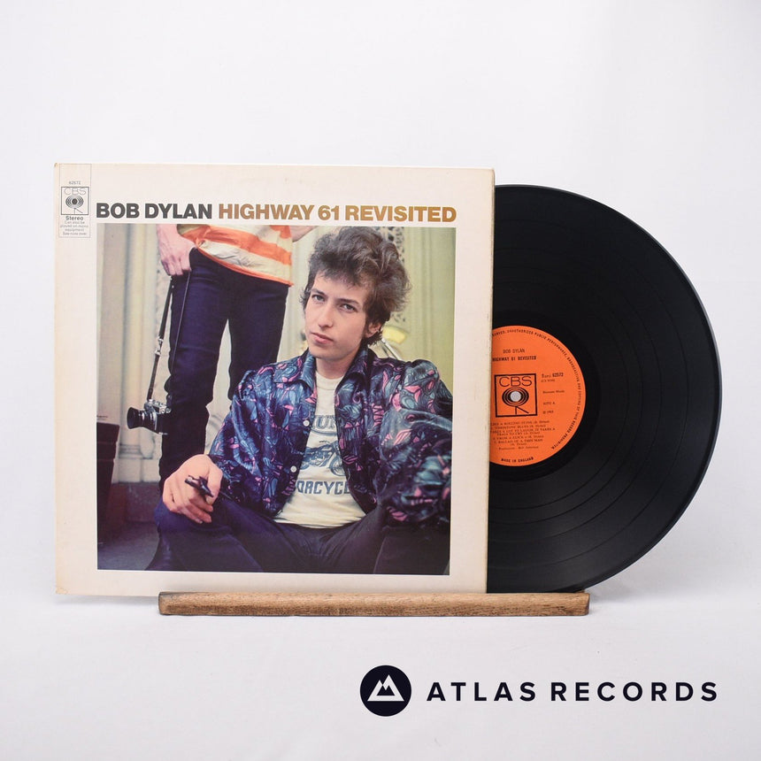 Bob Dylan Highway 61 Revisited LP Vinyl Record - Front Cover & Record