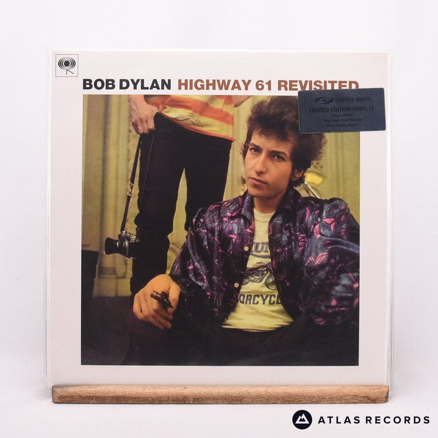 Bob Dylan Highway 61 Revisited LP Vinyl Record - Front Cover & Record